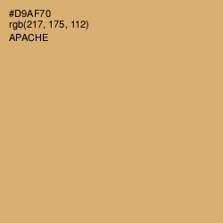 #D9AF70 - Apache Color Image