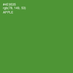 #4E9535 - Apple Color Image