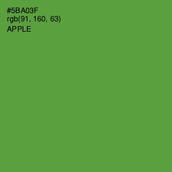 #5BA03F - Apple Color Image