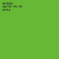 #67B835 - Apple Color Image