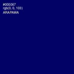 #000067 - Arapawa Color Image