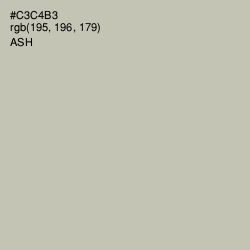#C3C4B3 - Ash Color Image