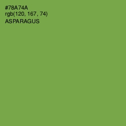 #78A74A - Asparagus Color Image