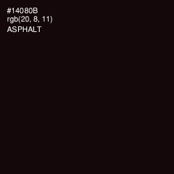 #14080B - Asphalt Color Image