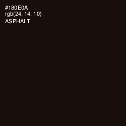 #180E0A - Asphalt Color Image
