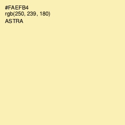 #FAEFB4 - Astra Color Image