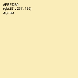 #FBEDB9 - Astra Color Image