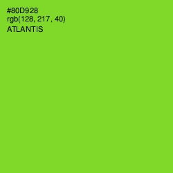 #80D928 - Atlantis Color Image