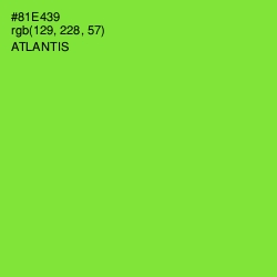 #81E439 - Atlantis Color Image