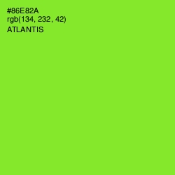 #86E82A - Atlantis Color Image