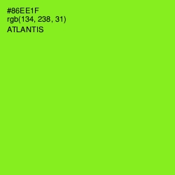 #86EE1F - Atlantis Color Image