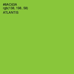 #8AC63A - Atlantis Color Image