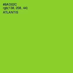 #8AD02C - Atlantis Color Image