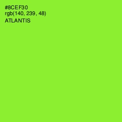 #8CEF30 - Atlantis Color Image