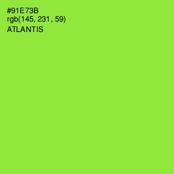 #91E73B - Atlantis Color Image