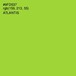 #9FD537 - Atlantis Color Image