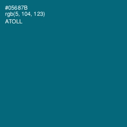 #05687B - Atoll Color Image