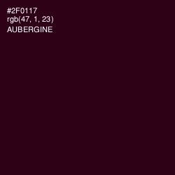#2F0117 - Aubergine Color Image