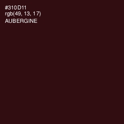 #310D11 - Aubergine Color Image