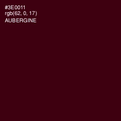 #3E0011 - Aubergine Color Image