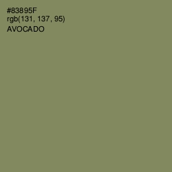#83895F - Avocado Color Image
