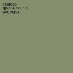 #868D6D - Avocado Color Image
