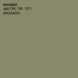 #8A886B - Avocado Color Image