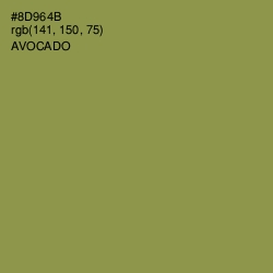 #8D964B - Avocado Color Image
