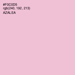 #F0C0D5 - Azalea Color Image
