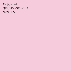 #F6CBDB - Azalea Color Image