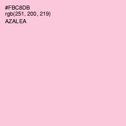 #FBC8DB - Azalea Color Image