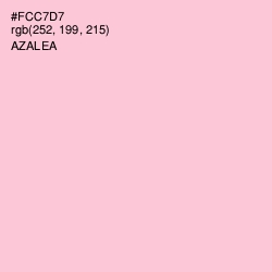 #FCC7D7 - Azalea Color Image