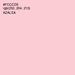 #FCCCD5 - Azalea Color Image