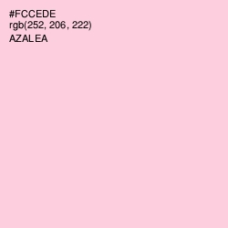 #FCCEDE - Azalea Color Image