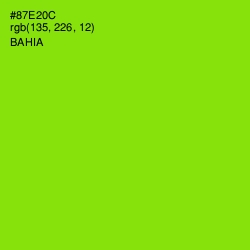 #87E20C - Bahia Color Image