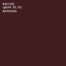 #401E20 - Barossa Color Image