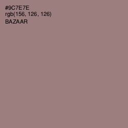 #9C7E7E - Bazaar Color Image