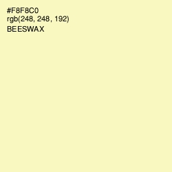 #F8F8C0 - Beeswax Color Image