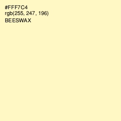 #FFF7C4 - Beeswax Color Image