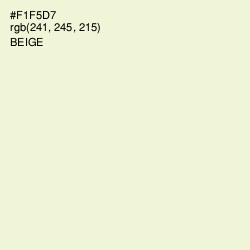 #F1F5D7 - Beige Color Image