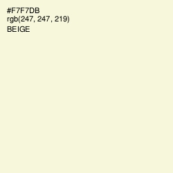 #F7F7DB - Beige Color Image