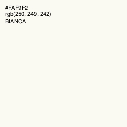 #FAF9F2 - Bianca Color Image