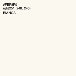 #FBF8F0 - Bianca Color Image