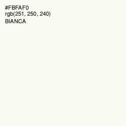 #FBFAF0 - Bianca Color Image