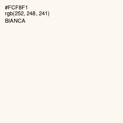 #FCF8F1 - Bianca Color Image