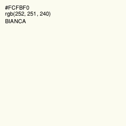 #FCFBF0 - Bianca Color Image