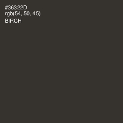 #36322D - Birch Color Image