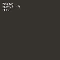 #36332F - Birch Color Image