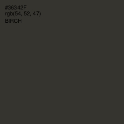 #36342F - Birch Color Image