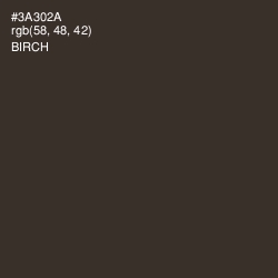 #3A302A - Birch Color Image